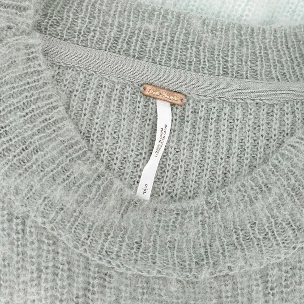 FREE PEOPLE NWT Autumn Sky Pullover Sweater in Cloud Combo Wool - size S‎